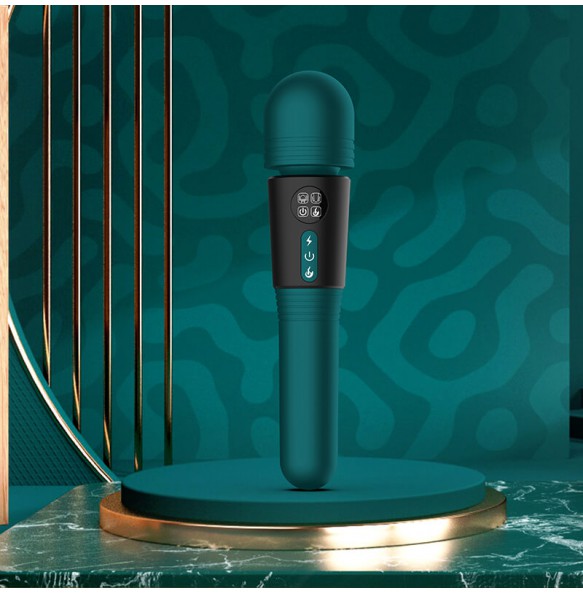 Harley - Dual-Headed AV LCD Screen Heating AV Vibrator Wand (Chargeable - Green) Harley - Dual-Headed AV LCD Screen Heating AV Vibrator Wand (Chargeable - Green)